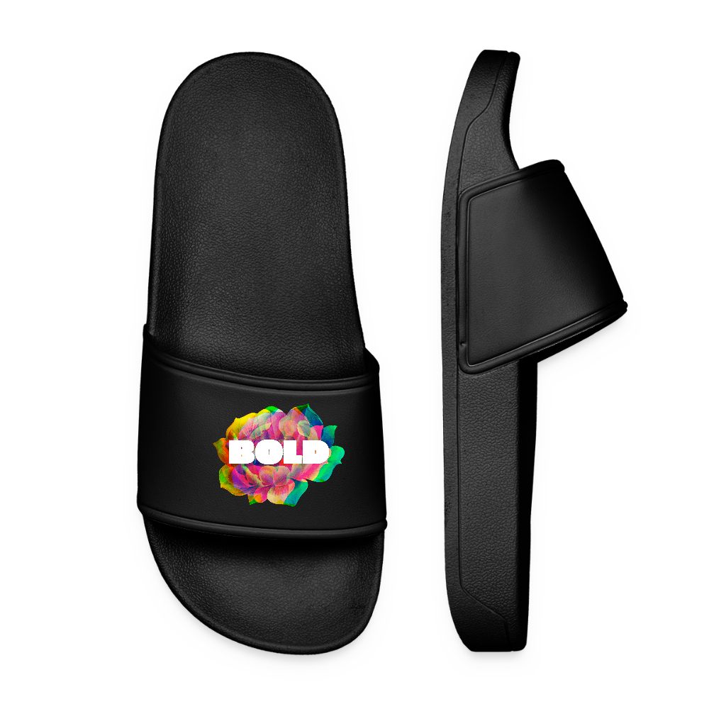 BOLDred Women’s Sliders - black
