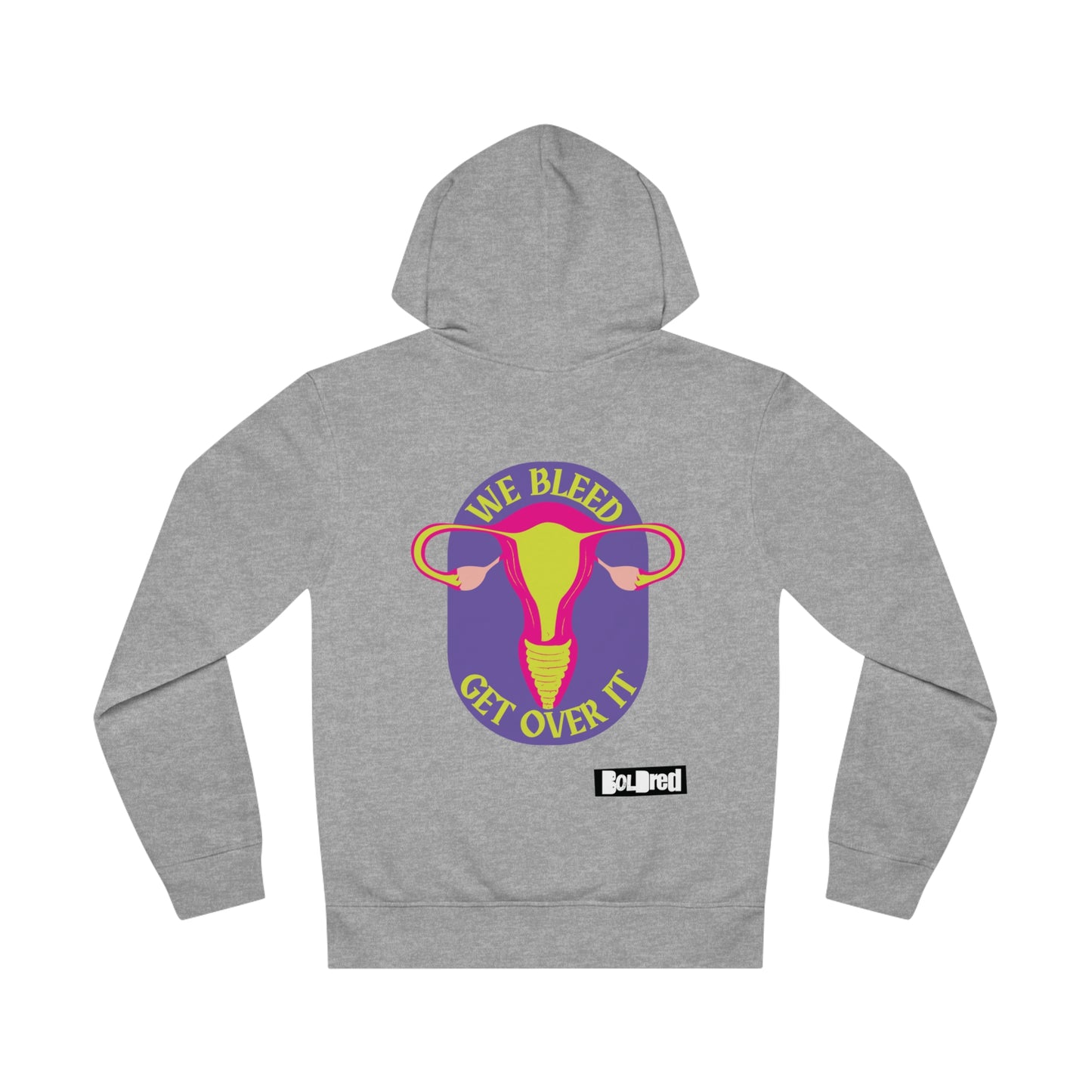 BOLDred *We bleed, get over it* Unisex Drummer Hoodie
