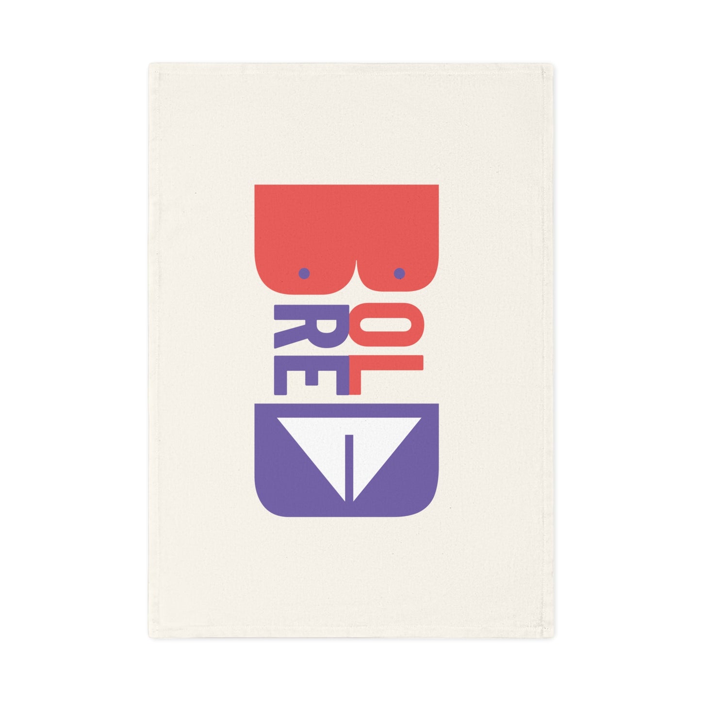 BOLDred Cotton Tea Towel