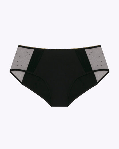 MOODZ: Shorty plumetis - MENSTRUAL SHORTY PLUMETIS
