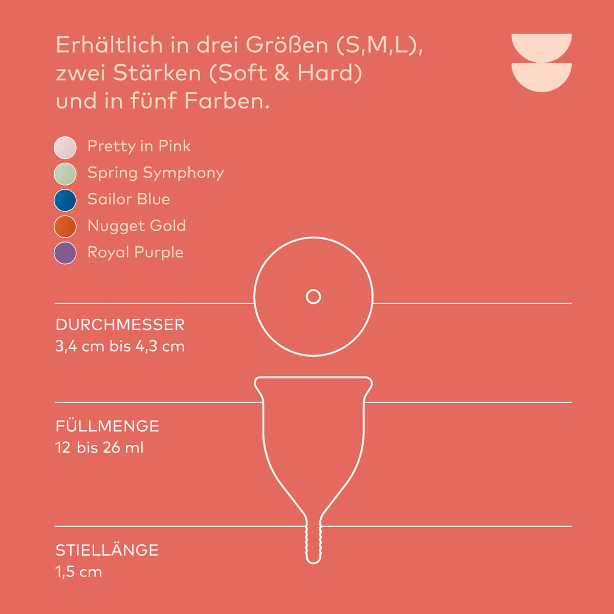 Divine Cup: Menstruationstasse | Cup "divine" | HARD | Unverpackt